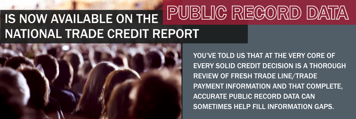Public Record Data on Tradeline, Credit Scores & Payment History